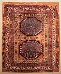 Typ IV (großmustriger) „Holbein“-Teppich, 16. Jh., Anatolien.