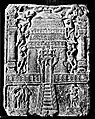 Vasu silapata aus Maholi, Mathura, ca. 75–100 n. Chr. aus rotem Santstein