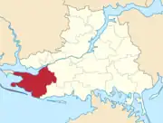 Rajon Hola Prystan in der Ukraine