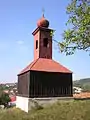 Hölzerner Glockenturm