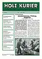 Holzkurier Cover 1987