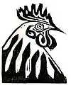 Hahn(Holzschnitt)