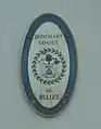 Schild der Residenz des Honorarkonsuls von Belize in Israel