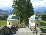 Treppe zum Kreuzgang
