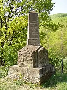 Gedenkobelisk von 1888