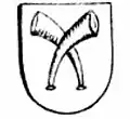 Wappendarstellung bei Anton Fahne, 1858