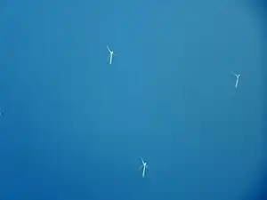 Windpark Hornsea aus der Luft