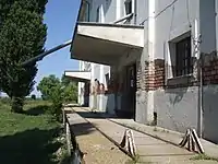 Einfacher Gleisabschluss bei der Fischzuchtbahn Hortobágy