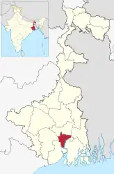 Lagekarte des Distrikts