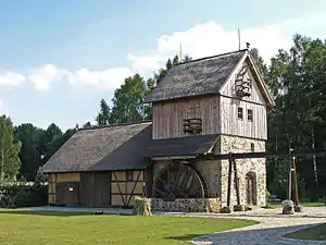 Das Mühlengebäude im Koselbruch Schwarzkollm