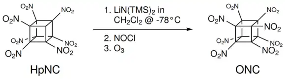 Reaktion von HpNC zu ONC nach Eaton