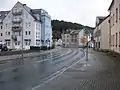 Alte Lage des ehemaligen Haltepunkts Klingenthal Graslitzer Straße (2016)