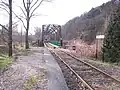 Haltepunkt Neuschweizerthal mit großer Chemnitzbrücke (2016)