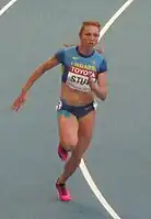 Vizeeuropameisterin Chrystyna Stuj
