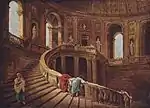 Treppe im Schloss von Caprarola, 2. Hälfte 18. Jh., Louvre