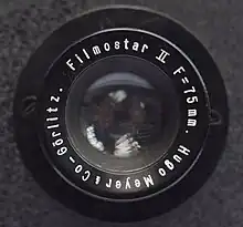 Ein Filmostar II 75 mm; die Filmostare III & IV waren mit „Filmosto“ beschriftet