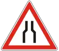 A-7Fahrbahnverengung (beidseitig)