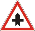 A-28Kreuzung mit Nebenstraße