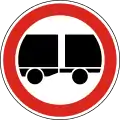 C-9Verbot für Lastkraftwagen mit Anhänger