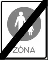 E-33Ende einer Fußgängerzone