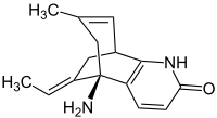 Struktur von Huperzin A