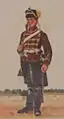 Husar des Husaren-Regiments v. Schill Nr. 4 Ohlau/Schlesien (Husar im Dienstanzug)
