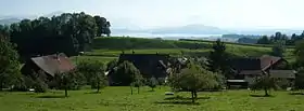 Husertal mit Blick auf den Zugersee