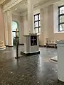 Lesepult und Osterkerze
