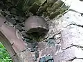 Oberer Haltestein (Angel) eines Torflügels