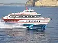 Tragflächenboot mit V-Flächen (Passagierboot)