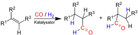 Hydroformylierung eines Alken