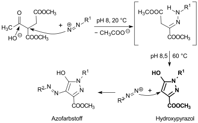Synthese von Hydroxypyrazolen aus Dimethylacetylsuccinat