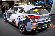 Mit diesem i30 N nahm Hyundai Motorsport am 24-Stunden-Rennen auf dem Nürburgring teil.