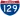Straßenschild der I-129