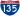 Straßenschild der I-135