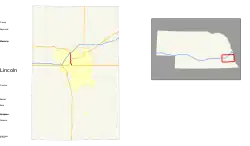 Streckenverlauf der Interstate 180