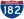 Straßenschild der I-182