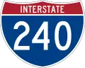 Straßenschild der I-240