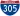 Straßenschild der I-305