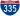 Straßenschild der I-335