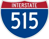 Straßenschild der I-515