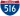 Straßenschild der I-516