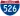 Straßenschild der I-526