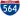 Straßenschild der I-564