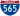 Straßenschild der I-565