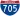 Straßenschild der I-705