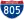 Straßenschild der I-805