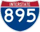 Dreistellige Nummerntafel an Interstate Highways.