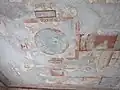 Bemalte und rekonstruierte Decke