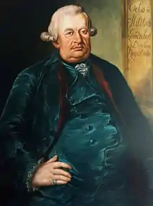 Ludwig von Korkwitz, Porträt von Isaak Braband (1775)
